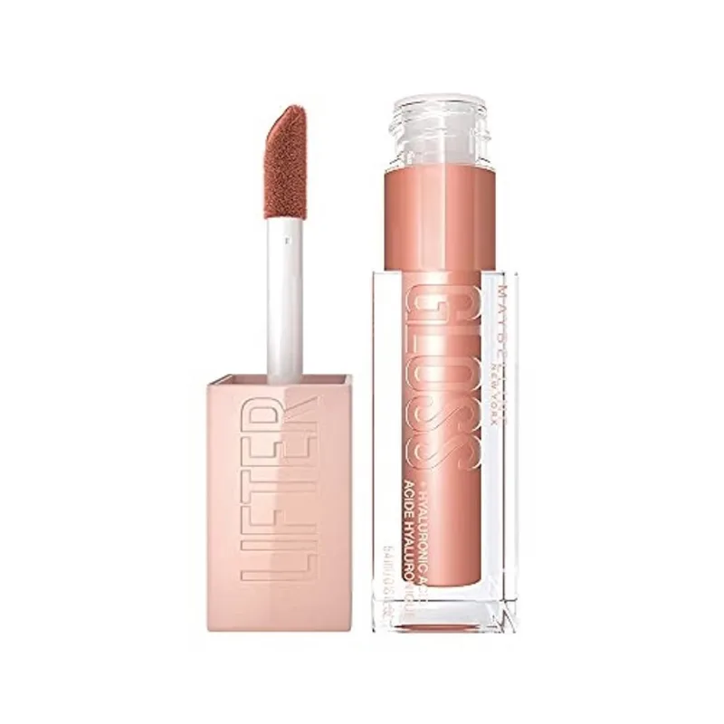 Maybelline Lip Lifter Hidratante Lip Gloss com Ácido Hialurônico, Pedra, 0,18 Onça