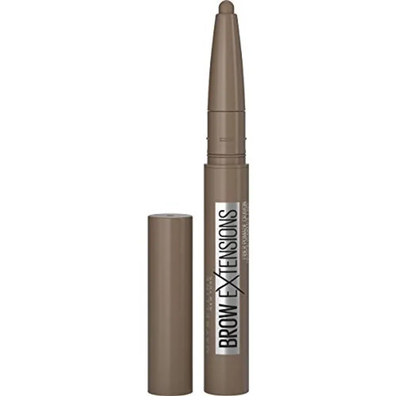 Maybelline New York Brow Extensions Fiber Pomade Crayon Eyebrow Makeup, 255 Soft Brown