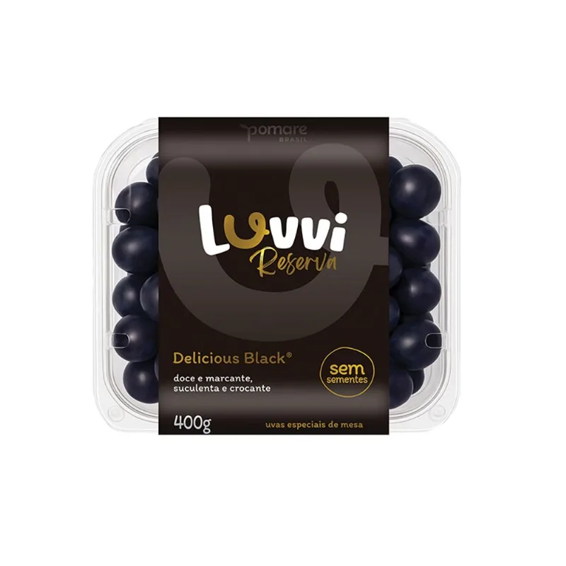 Uva Luvvi Reserva Delicious Black sem Semente 400g