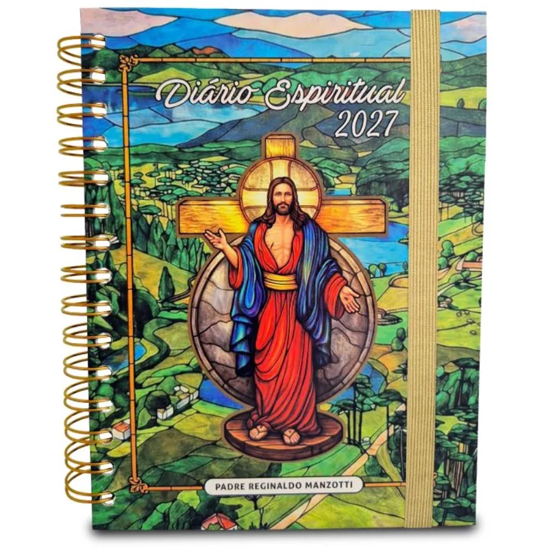 Diário Espiritual 2027 - Padre Reginaldo Manzotti - Capa Vitral
