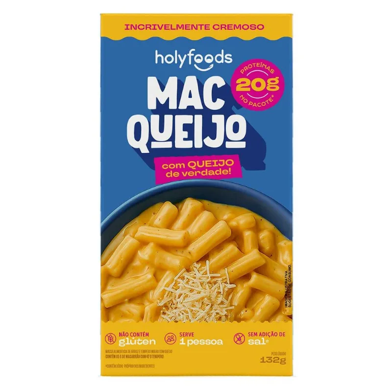 Macarrão de Queijo Holysoup 2x132g