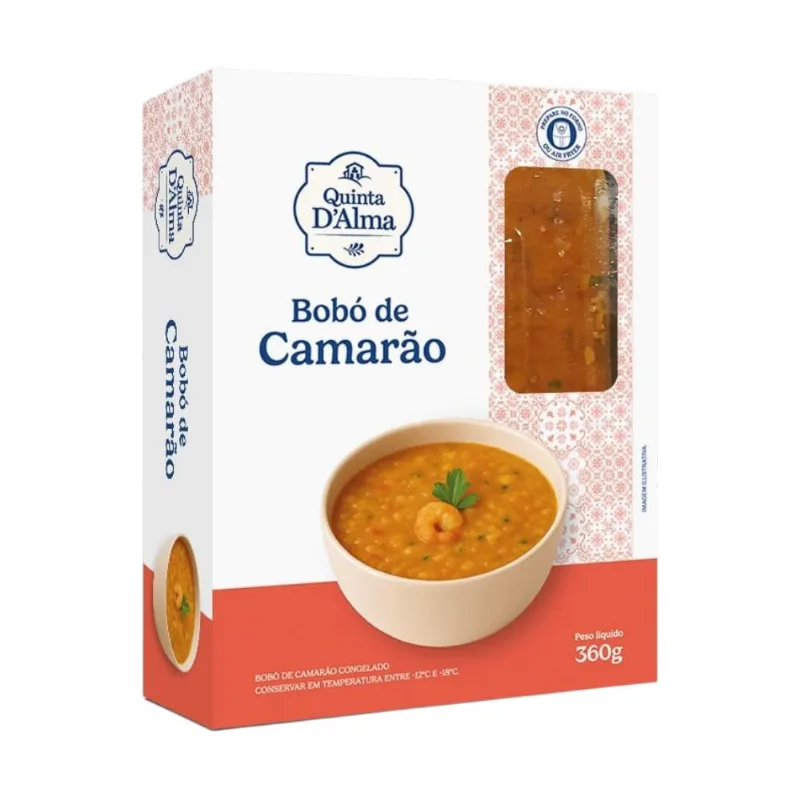 Bobó de Camarão Congelado Quinta D'Alma 360g