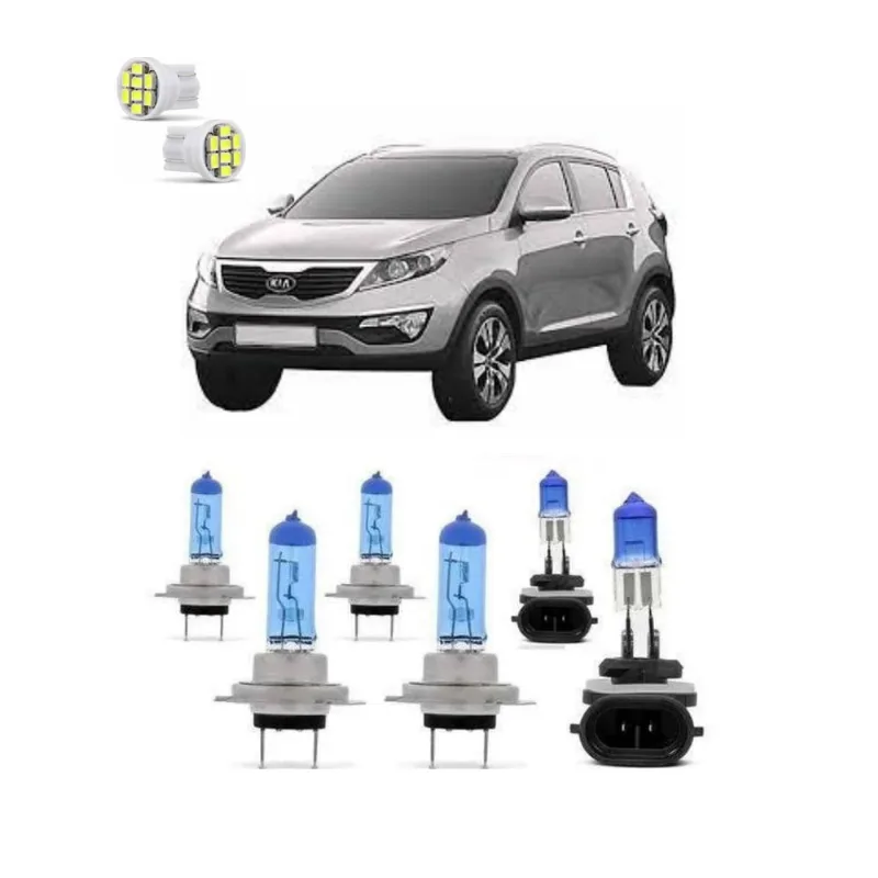 Kit Lâmpadas Super Branca Kia Sportage 2011 12 13 14 15 16