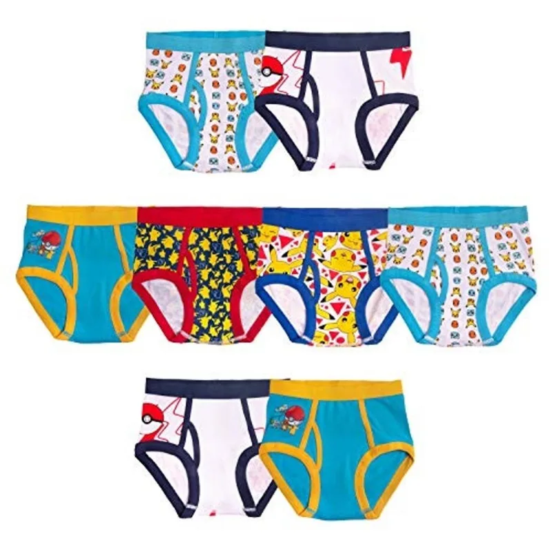 Pokemon Boys's Underwear Multipacks, 8pk, 6