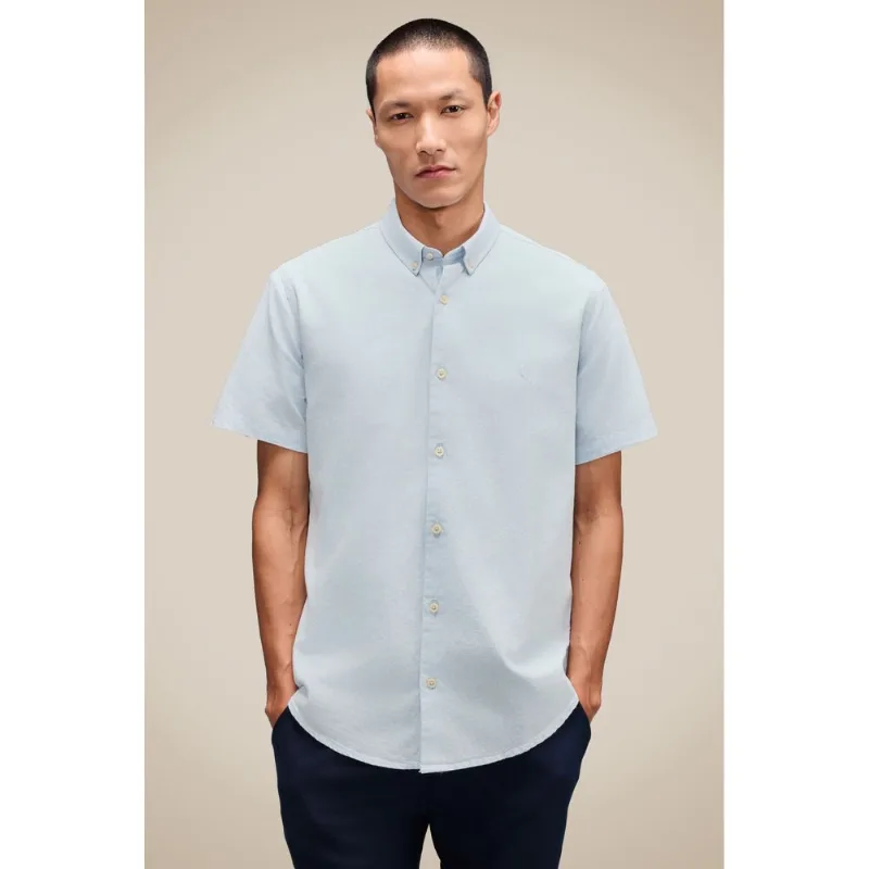 Camisa Mc Pf Oxford Color Azul Claro - P