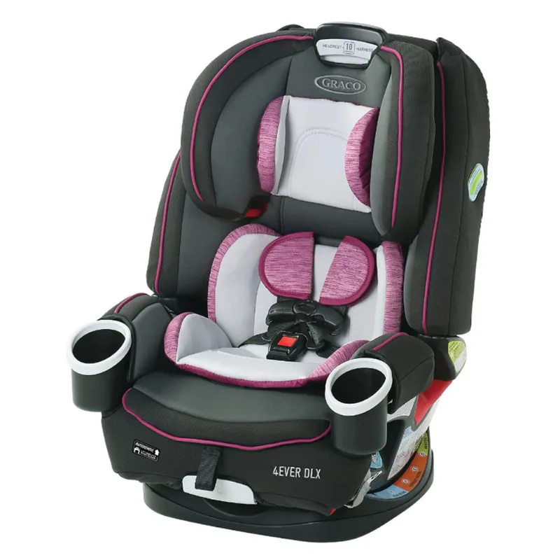 Cadeira Para Auto Lillo Graco 4ever Dlx 4 Em 1 De 18 a 45Kgs Rosa