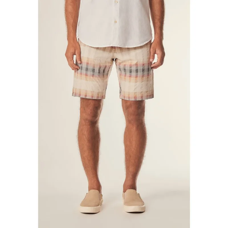 Bermuda Sarja Ondulante Forro Meia Malha Khaki - 44