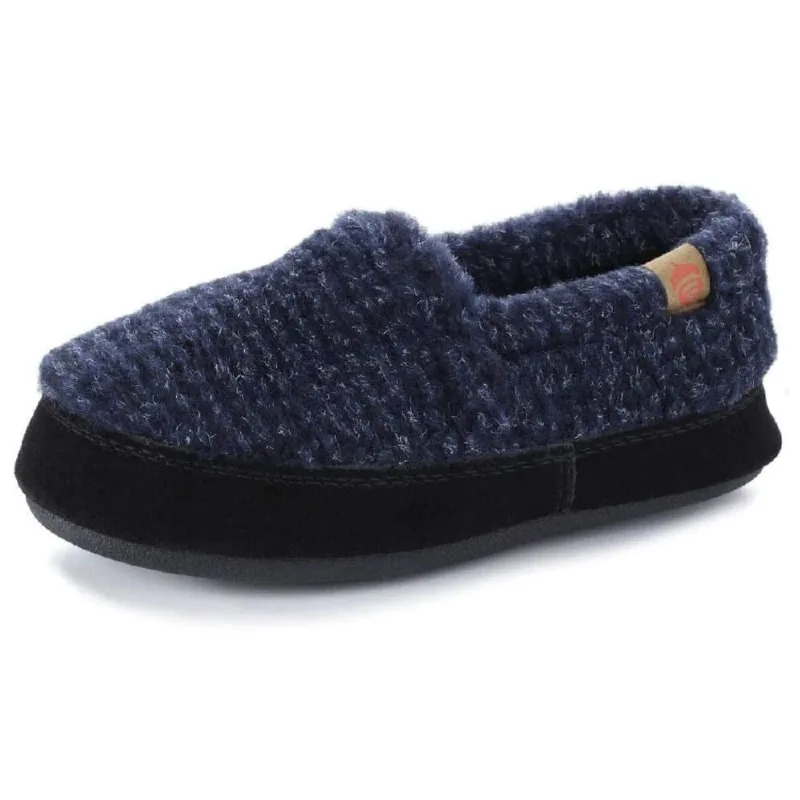Bolota Moc Slipper, Blue Check, eua 1-2 Unisex Little Kid