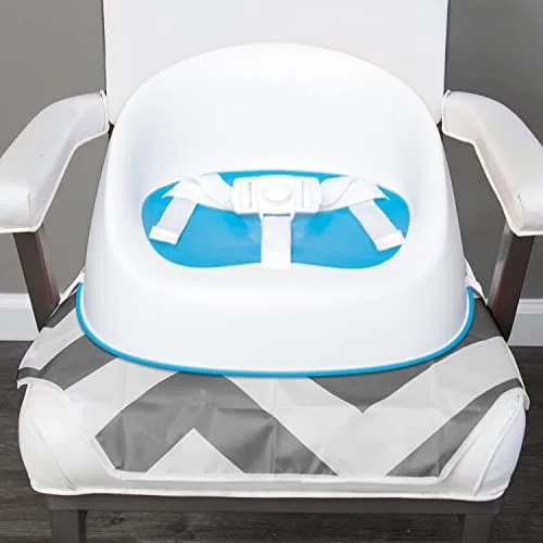 Prince Lionheart Squish Booster Seat com Seatneat, 3-Point Harness e Dual-Strap System, 1x Booster & 1x Seatneat, Berry Blue (9970) - Não Disponível