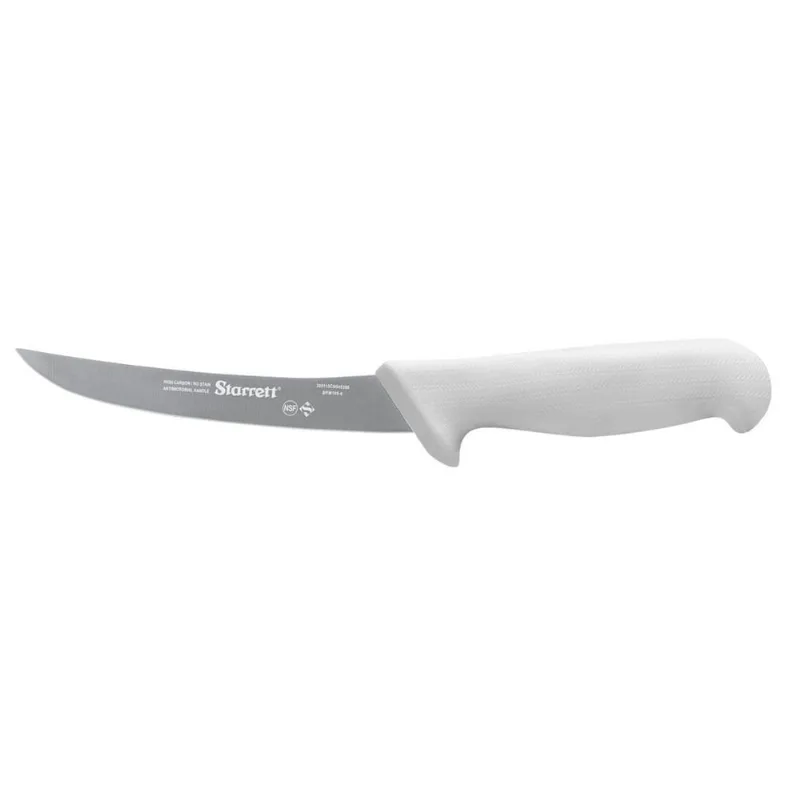 Faca Desossa Lâmina Curvada Estreita 13cm Branca BKW106-5 BKW106-5