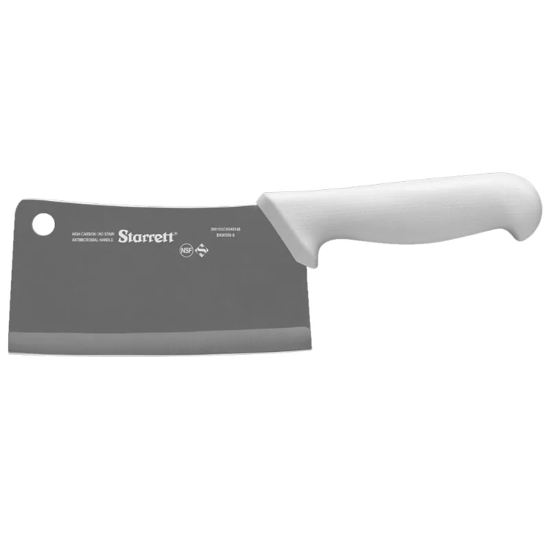 Cutelo Lâmina Retangular Larga 15 cm Branco Starrett BKW509-6 BKW509-6