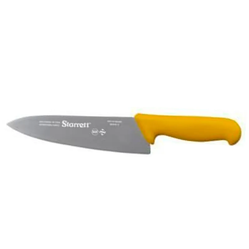 Faca para Carne 20cm Amarela Triangular Larga Starrett BKY301-8 BKY301-8