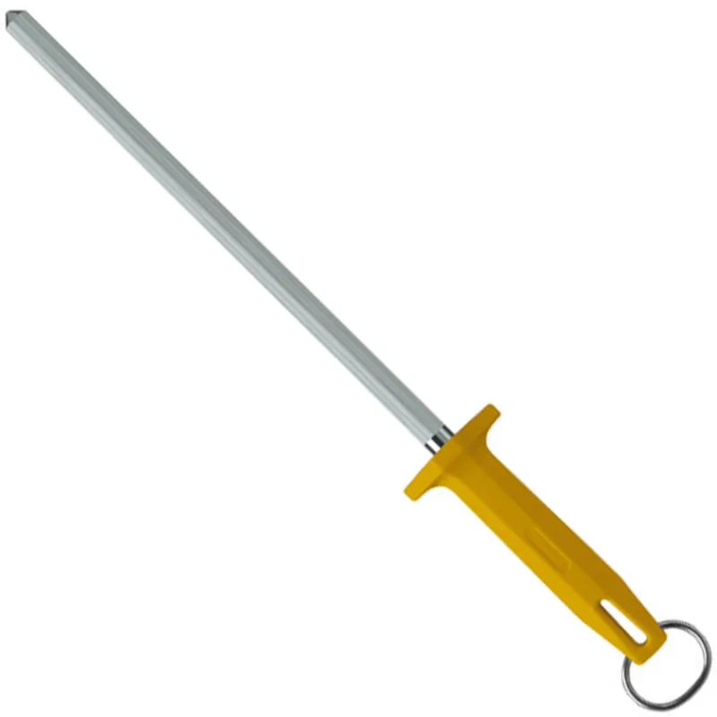 Chaira Para Facas 25cm Haste Estriada Amarela Starrett BKY407-10 BKY407-10