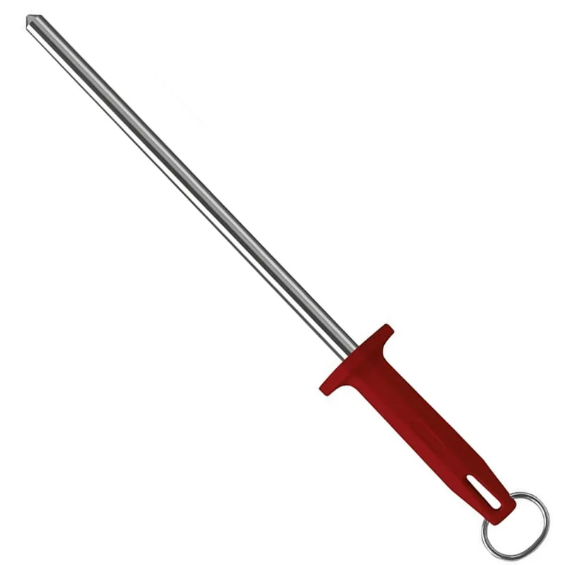 Chaira Para Facas 30cm Haste Estriada Vermelha Starrett BKR407-12 BKR407-12