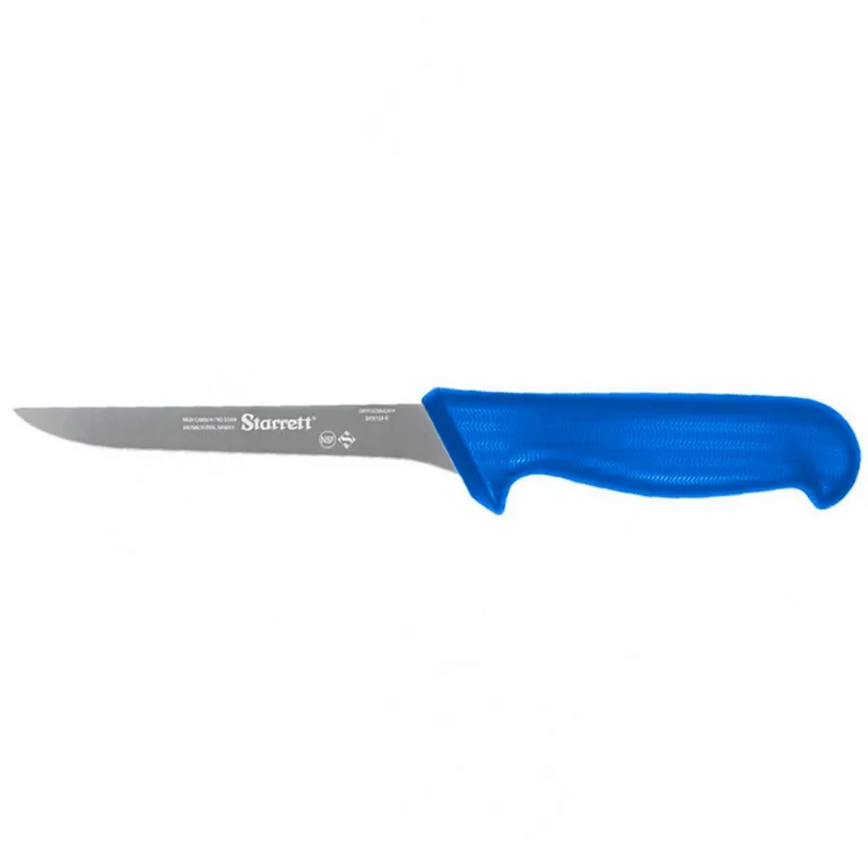 Faca Desossa Lâmina Reta Estreita 15cm Azul Starrett BKL104-6 BKL104-6
