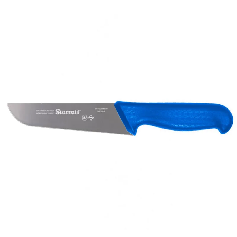 Faca Churrasco e Açougue Reta Larga 20cm Azul Starrett BKL203-8 BKL203-8