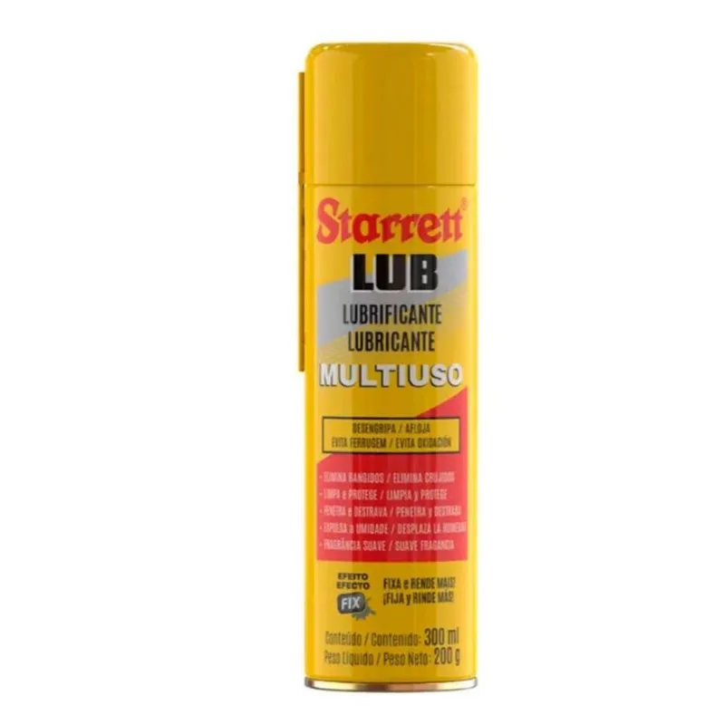 Óleo Lubrificante Desengripante Multiuso 300 ml Spray S-LUB300 Lub starrett
