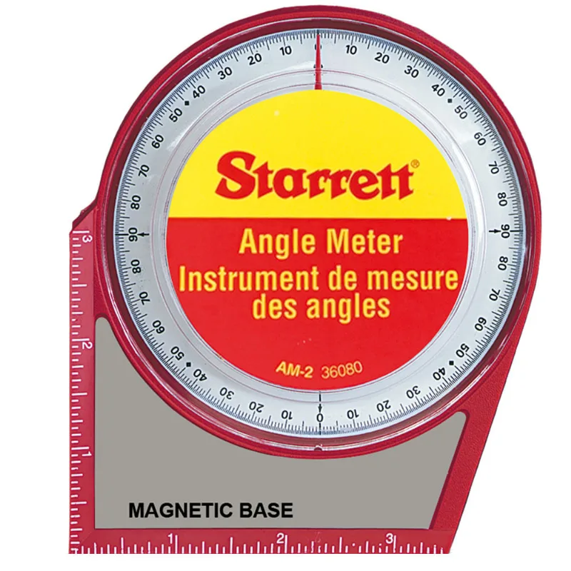 Medidor de Ângulo com Base Magnética 0 a 90° Starrett AM-2 AM-2
