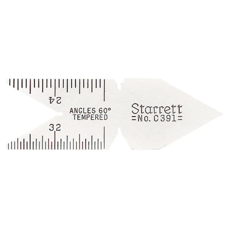Escantilhão Rosca Inglesa ou Whitworth 55º Starrett C396 C396