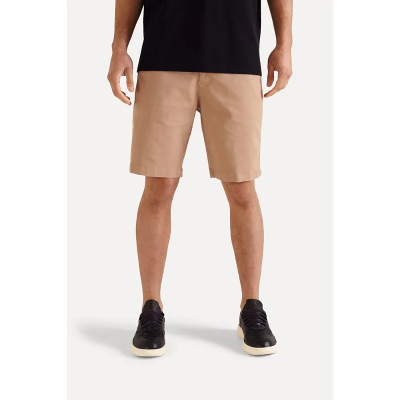 Bermuda Sarja Elastano Iron Khaki - 38