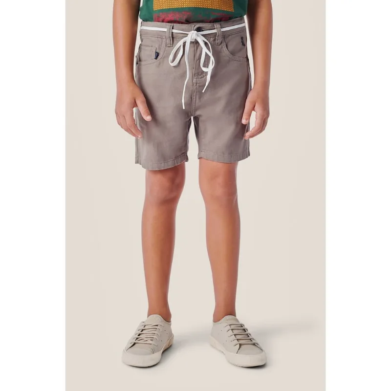 Bermuda Mini Sarja Estonada Five Pocket Fuligem - 10