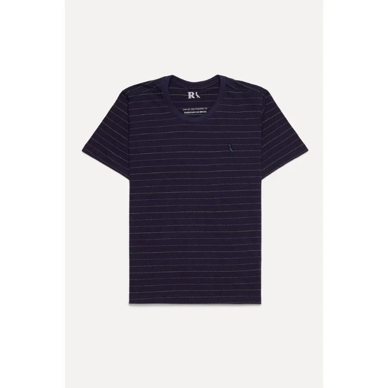 Camiseta Mini Sm Listra Neon Inv20 Marinho - 02