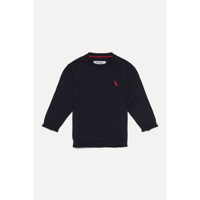 Casaco Tricot Bebê Básico Preto - M