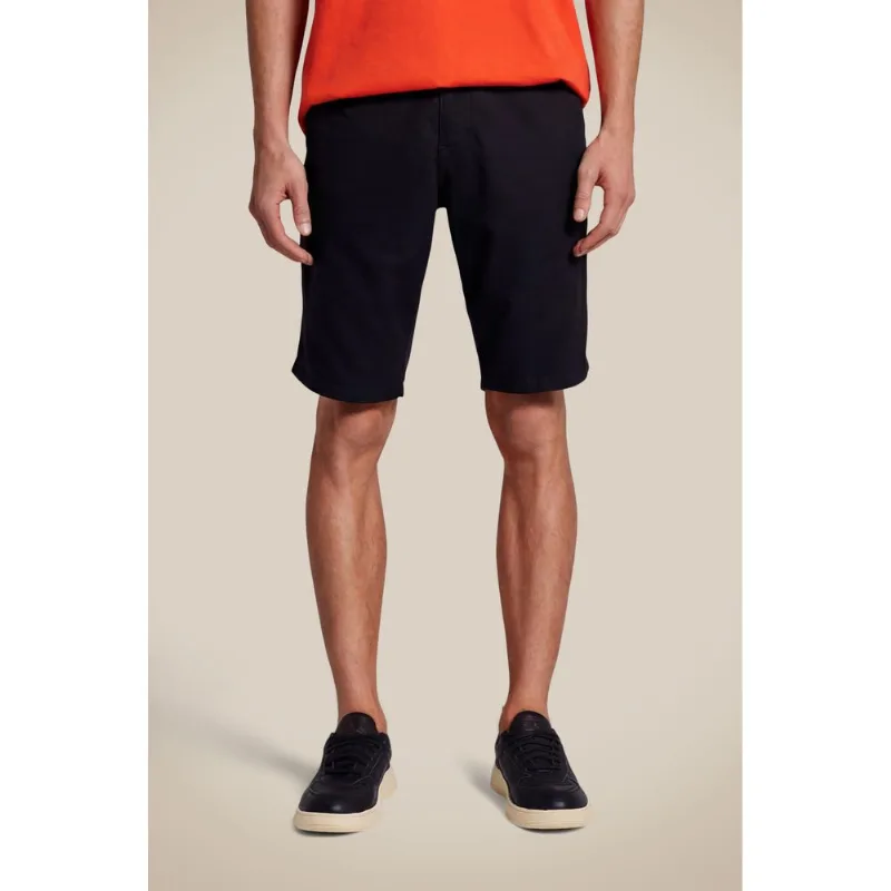 Bermuda Ft Forro Meia Malha Oxford Preto - 40