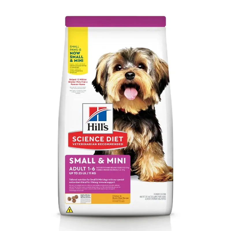 Ração Hill's Science Diet Cães Adultos Pequenos e Mini Sabor Frango - Hills