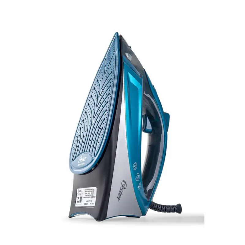 Ferro de Passar Azul a Vapor Cerâmica Turbo Steam 220V Oster