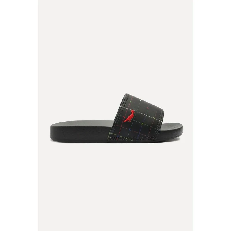 Chinelo Rmi Slide #1298 Preto/Preto - 27/28