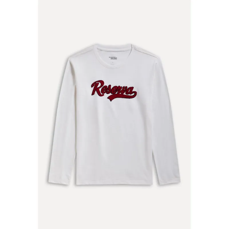 Camiseta Mini Ml Estampada Rsv Base Off White - 12