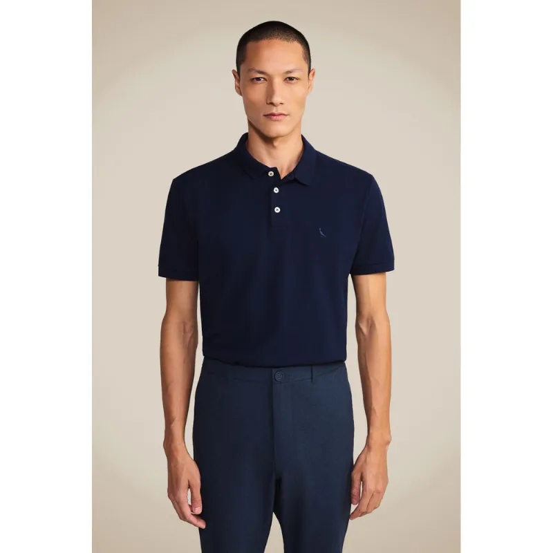 Polo Piquet Classica Marinho - G