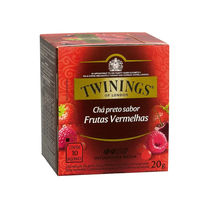 Chá Preto Frutas Vermelhas Twinings 10 sachês - Twinings