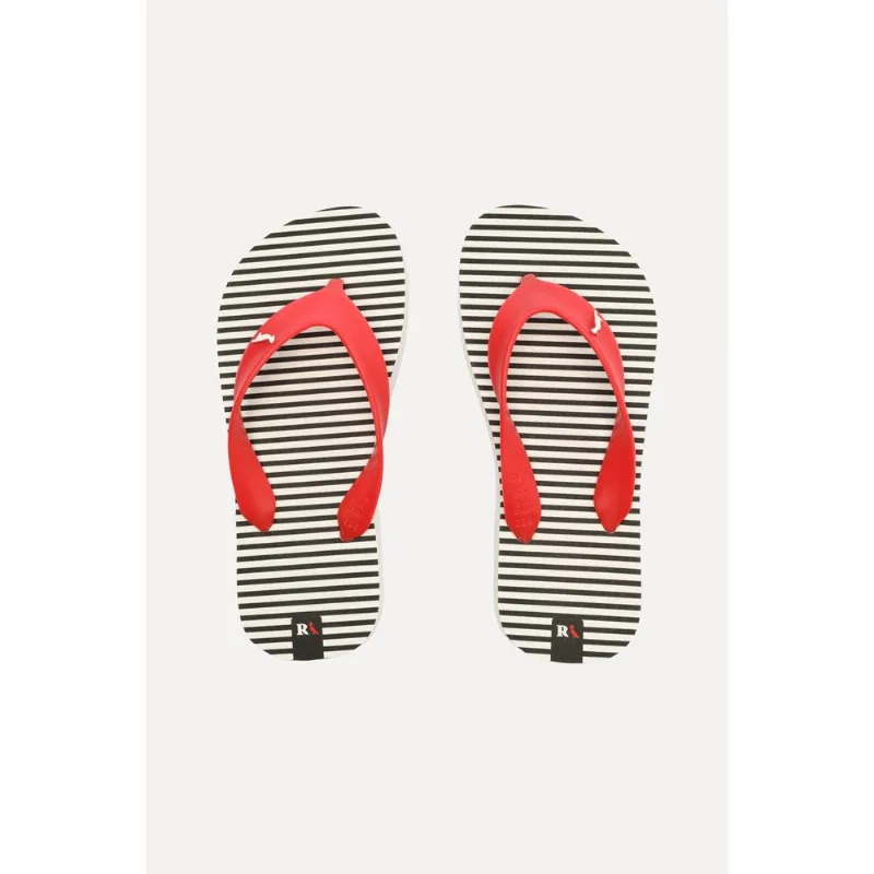 Chinelo Rmi Duo Color Mini Branco/Vermelho - 33/34
