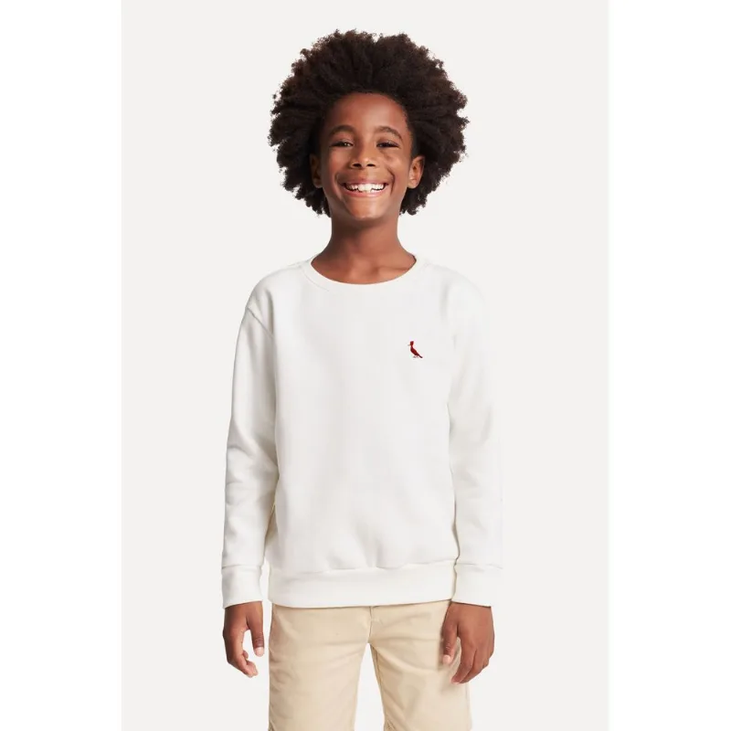 Moletom Mini Careca Brasa Pp Bordado Off White - 14
