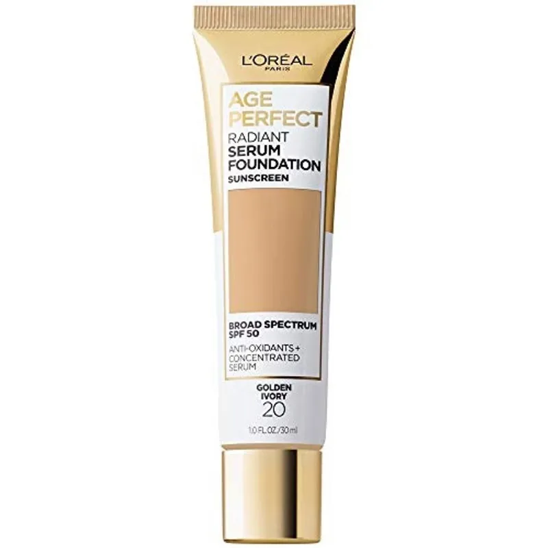Base Radiante com SPF50, Marfim Dourado, 1 Oz - Age Perfect
