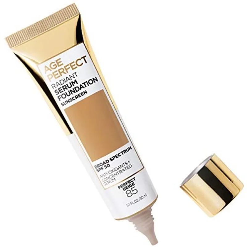 L'Oreal Paris Age Perfect Radiant Serum Foundation com fps 50, Bege Perfeito, 1 Onça