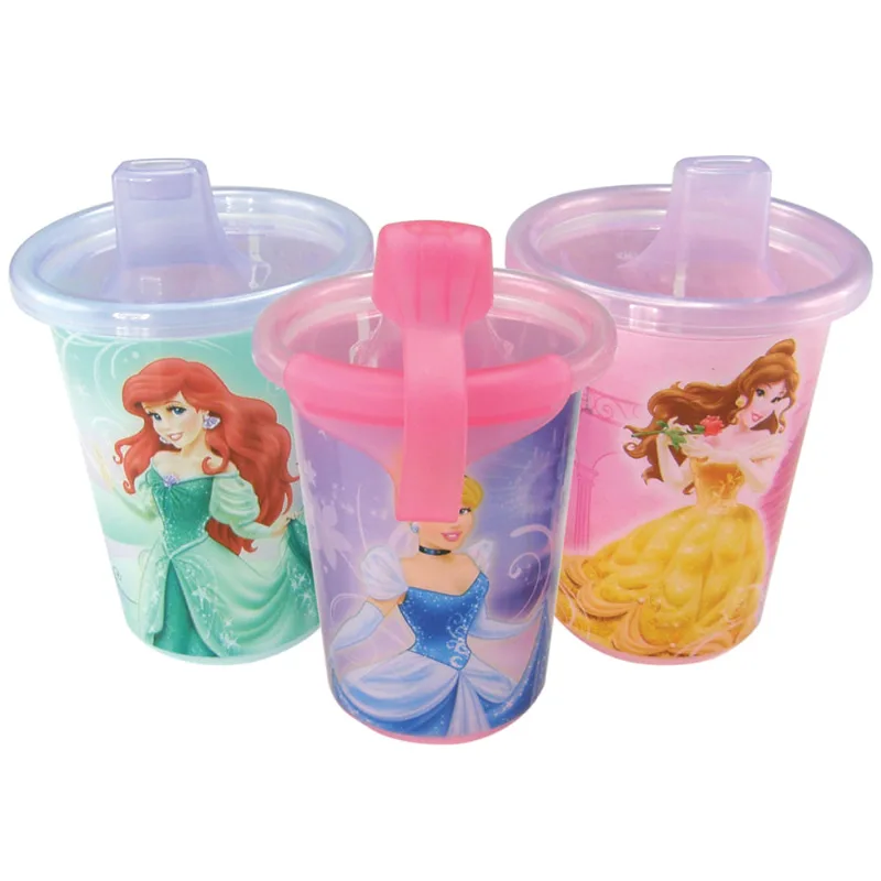 Copo com Canudo - Princesas Disney - 3 Unidades - Girotondo Baby