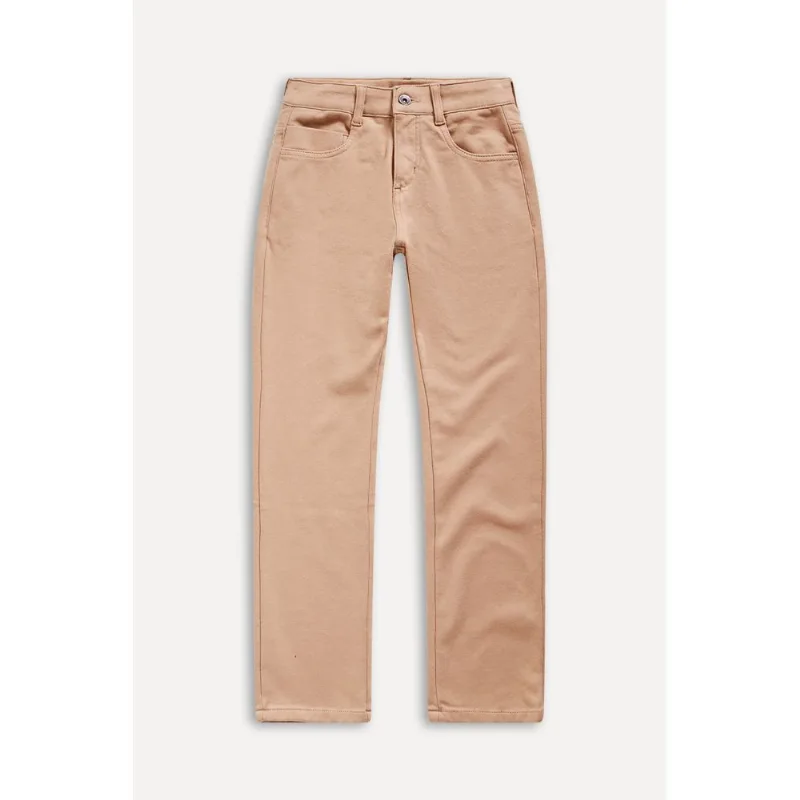 Calca Mini 5 Pockets Moletom Khaki - 10