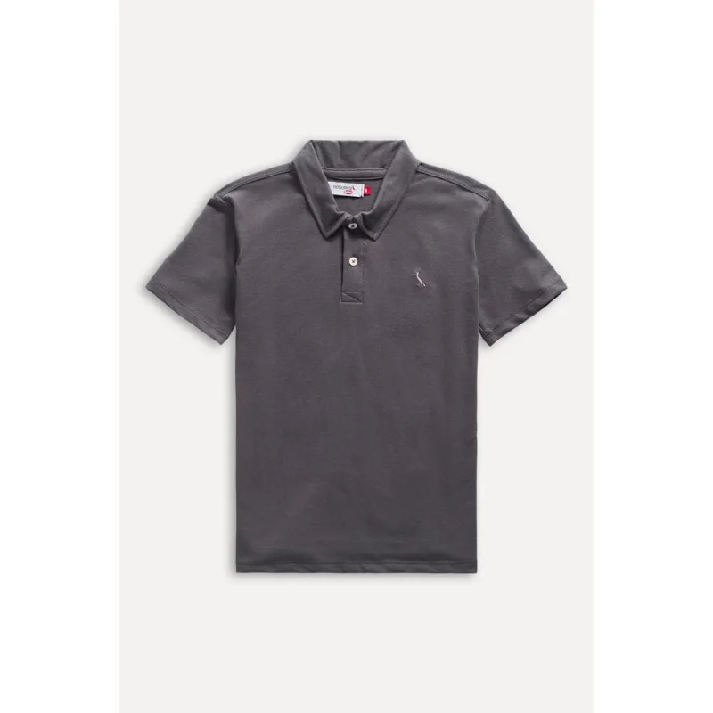 Polo Mini Piquet Seed Basica Fuligem - 08