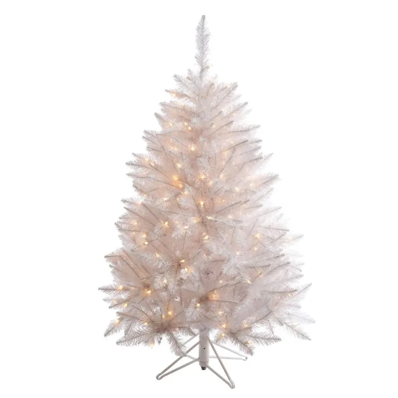 Árvore De Natal Vickerman Sparkle White Spruce 1,05 M