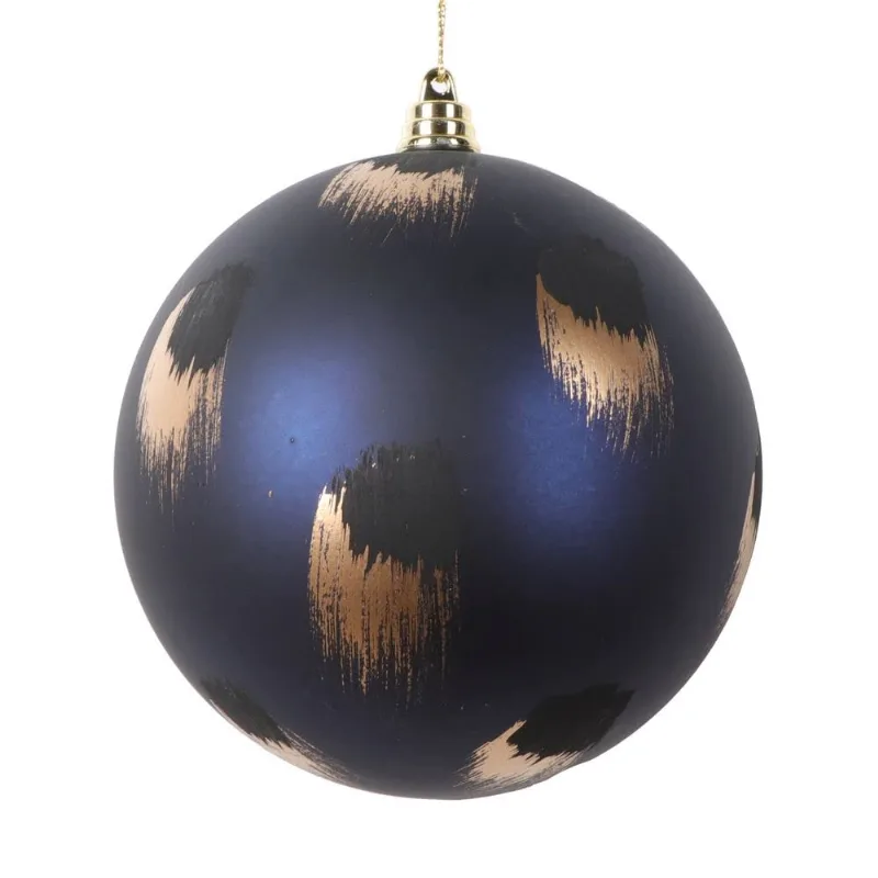 Enfeite De Árvore De Natal Vickerman Midnight Blue Matte 4,75 Cm