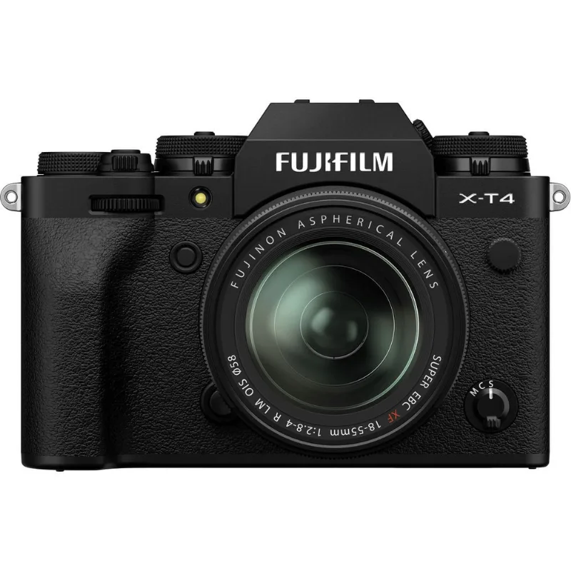 Kit Mirrorless FujiFilm X-T4 4K com Lente xf 18-55mm (Preta)