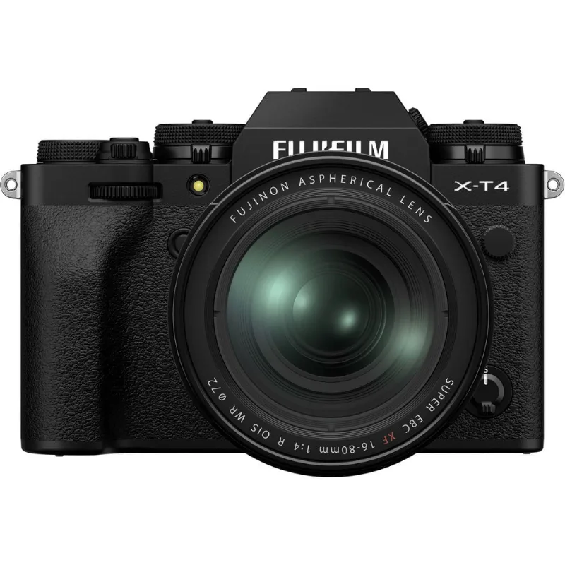 Kit Mirrorless FujiFilm X-T4 4K com Lente xf 16-80mm (Preta)