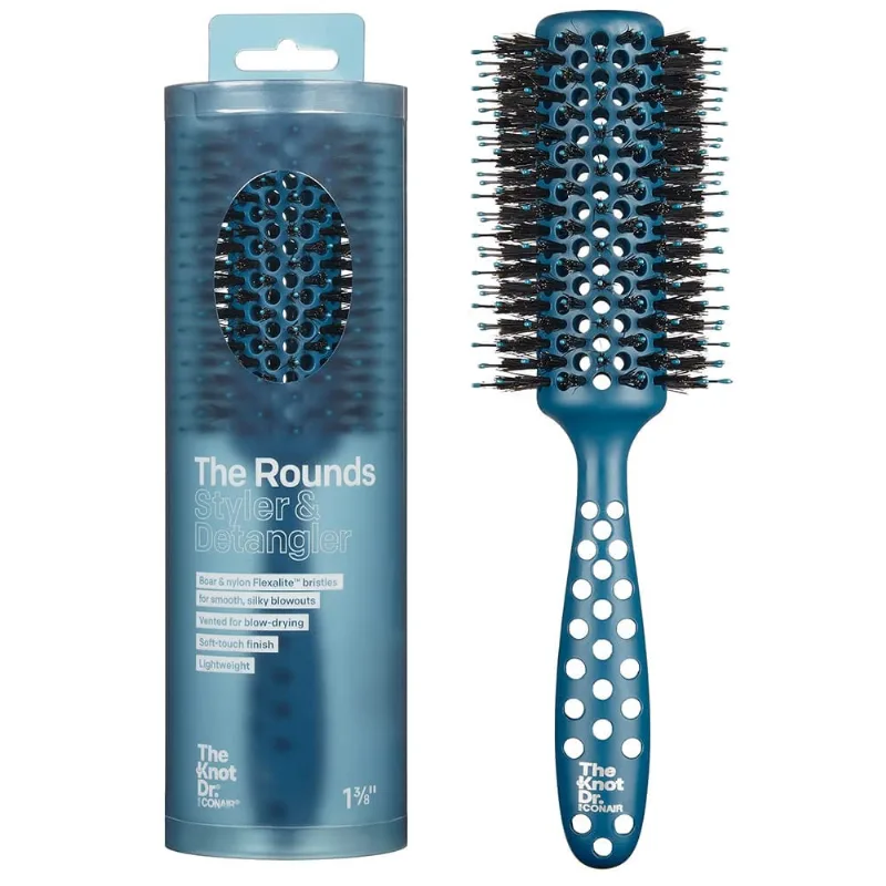 Escova de cabelo Conair The Knot Dr. The Rounds Medium Vented