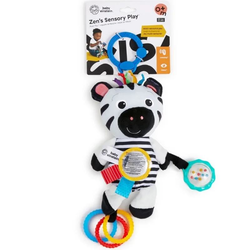 PELUCIA SENSORIAL DE PENDURAR ZEBRA ZEN 0M+ - BABY EINSTEIN