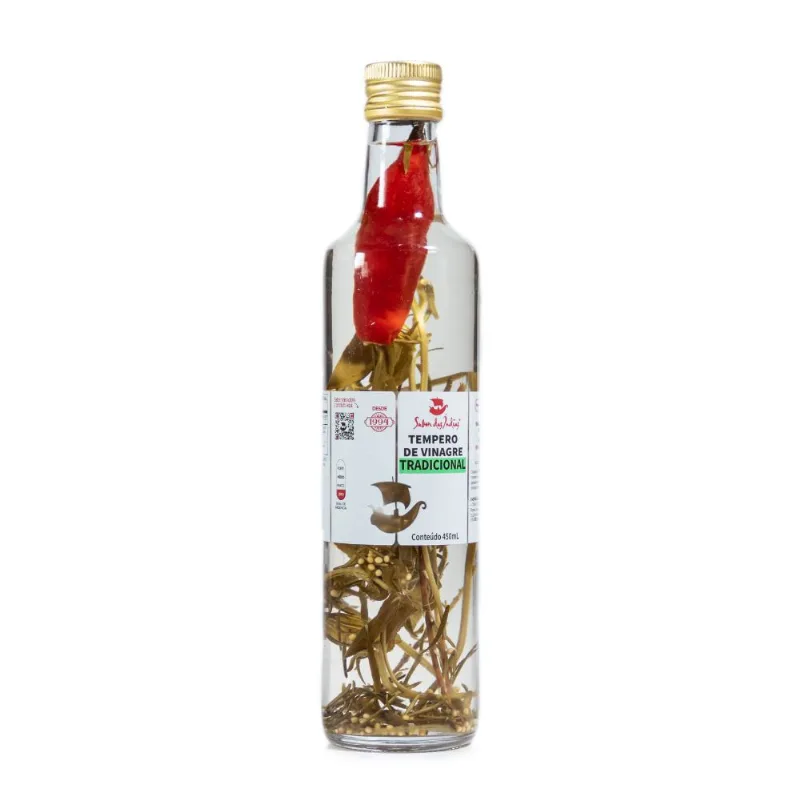 Vinagre Temperado Tradicional Sabor das Índias 450ml