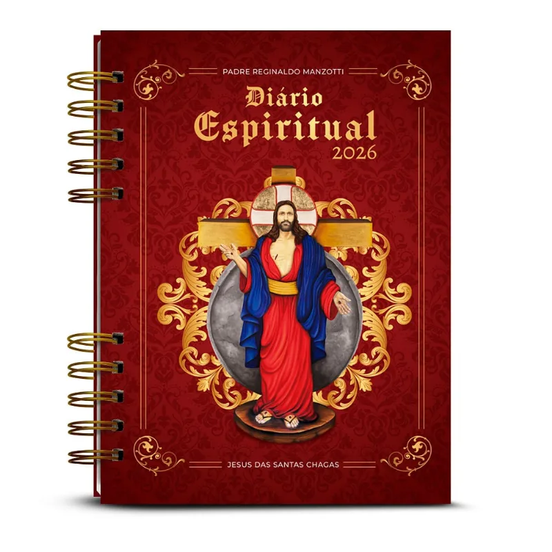 Diário Espiritual 2026 - Padre Reginaldo Manzotti - Capa Clássica