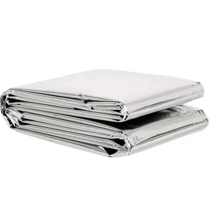 Manta Térmica De Emergência Aluminizado Para Camping E Resgates 210 X 130 Cm Zelt - OUTRAS